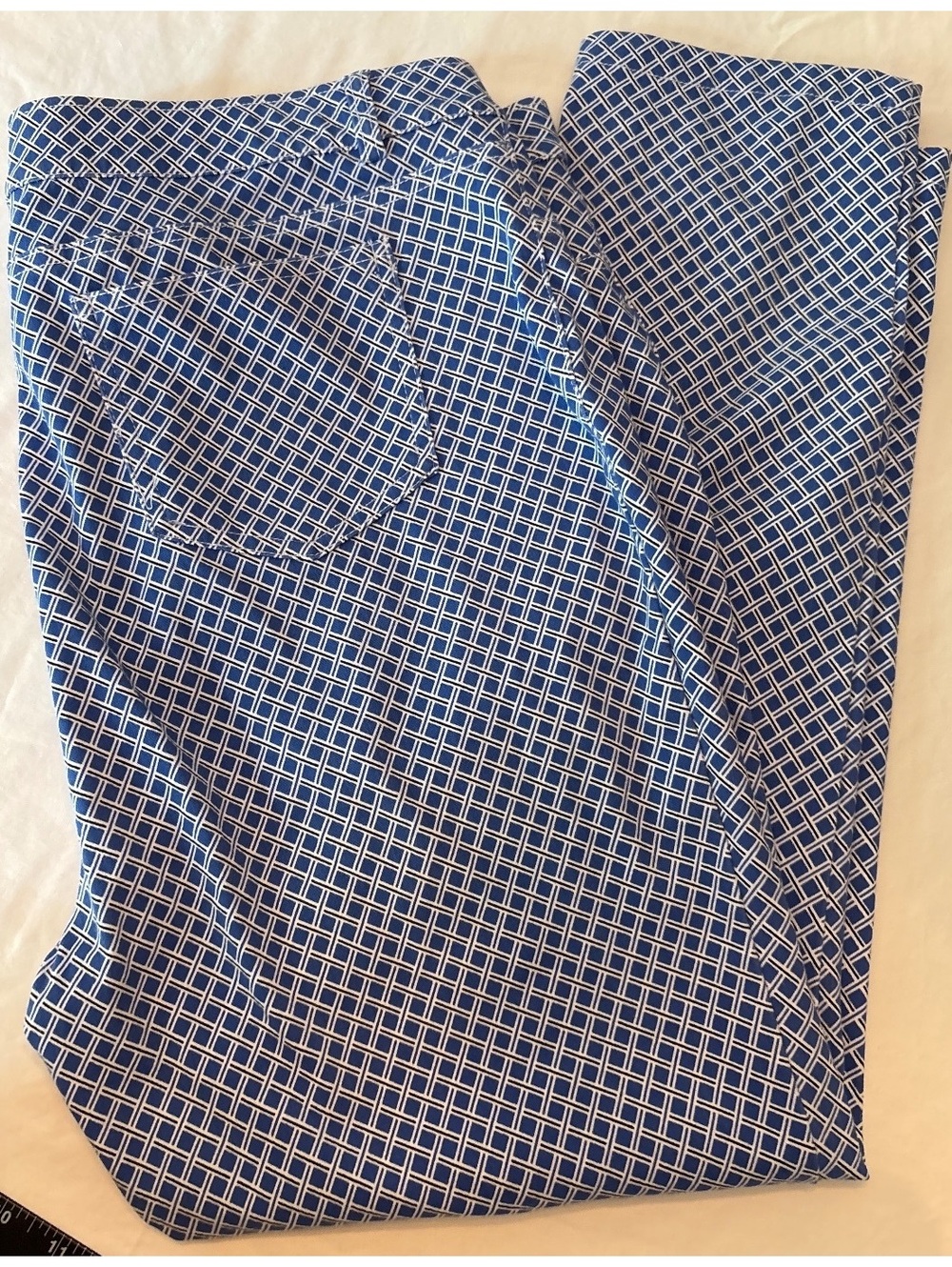 Preppy Blue Pants Rafaella Comfort 18 - Picture 3 of 5